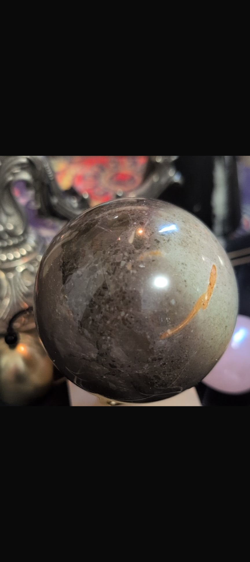 Polychrome Jasper crystal sphere!
